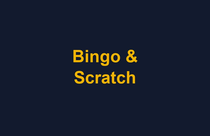 Illustrative thumbnail representing Bingo & Scratch Cards, a game category covered on this site